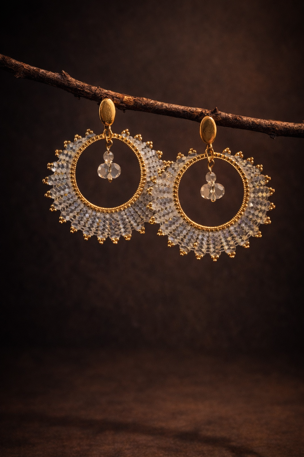 Duo Ocaso. Pendientes Miyuki