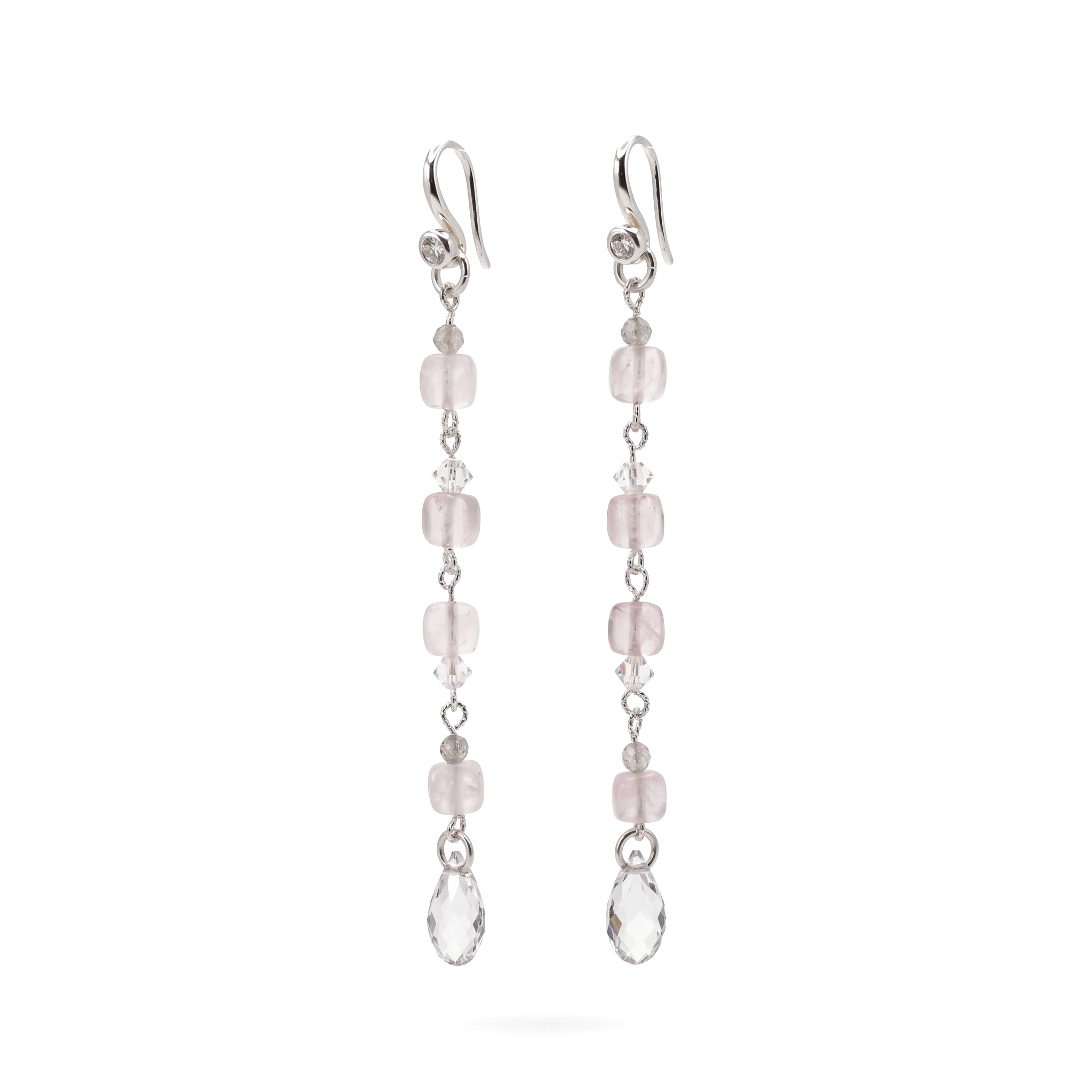 CRISTAL DE ROCIO. PENDIENTES