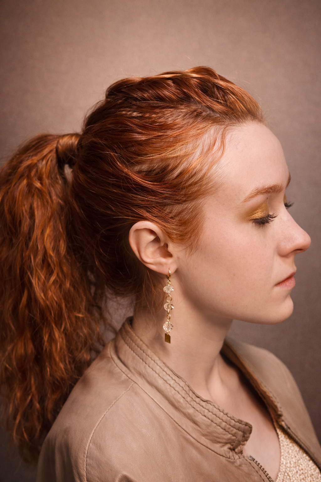 Lumen Ocaso. Pendientes de Citrino