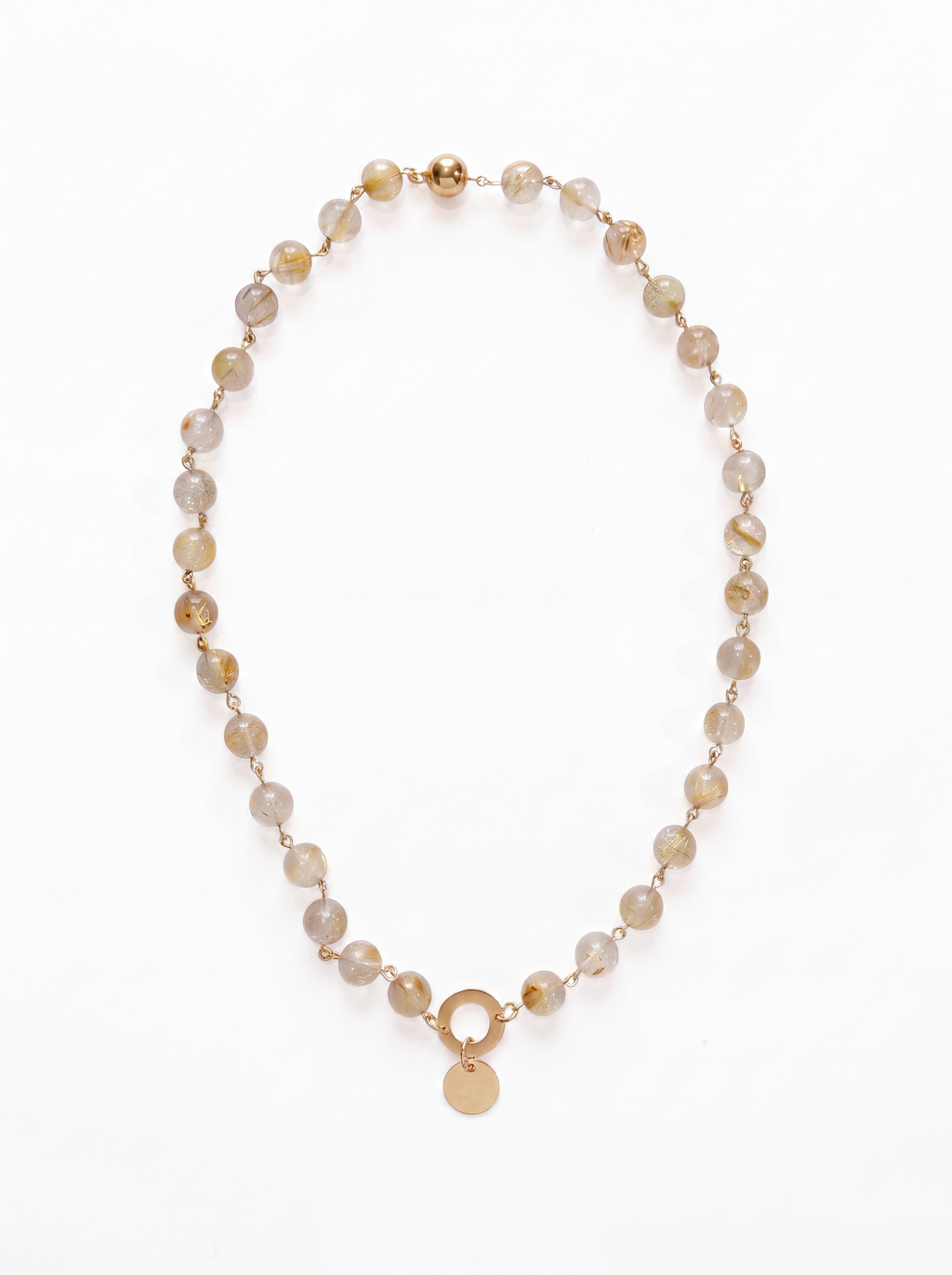 Umbral. Collar de Cuarzo Rutilado