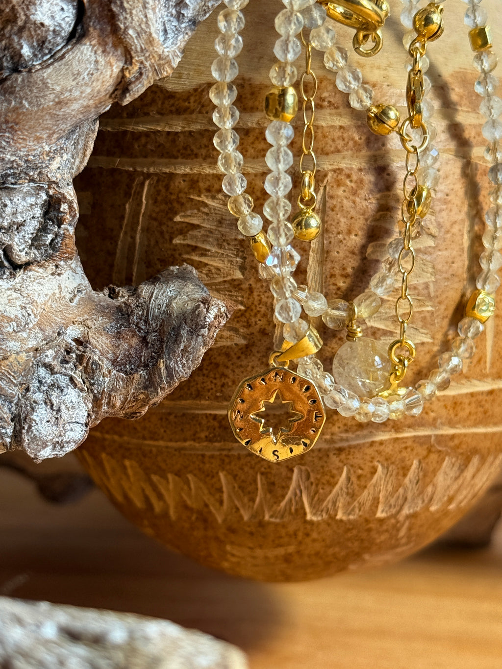 Astro. Collar de Citrino