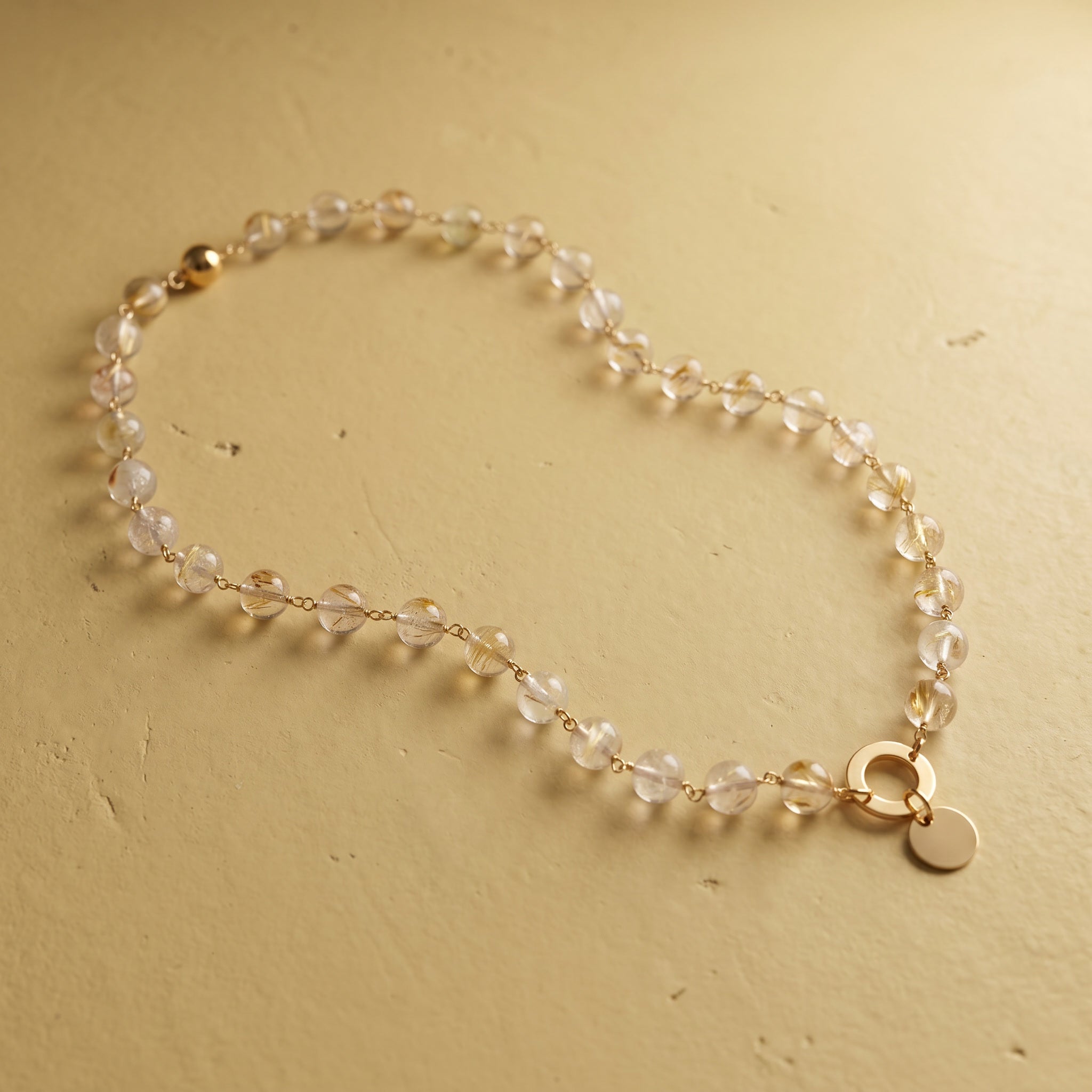 Umbral. Collar de Cuarzo Rutilado