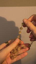 Umbral. Collar de Cuarzo Rutilado